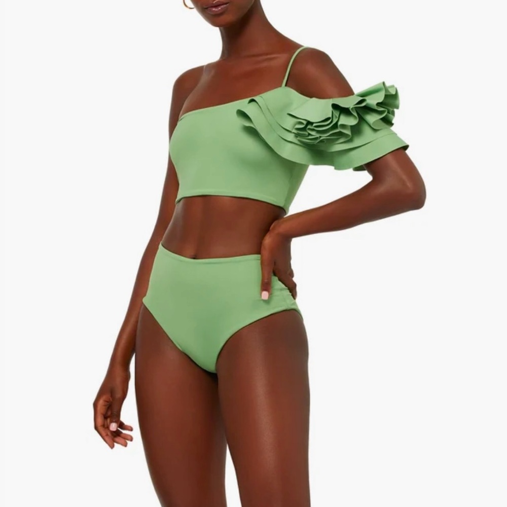MAYGEL CORONEL Procida Two Piece Ruffle Swimsuit
